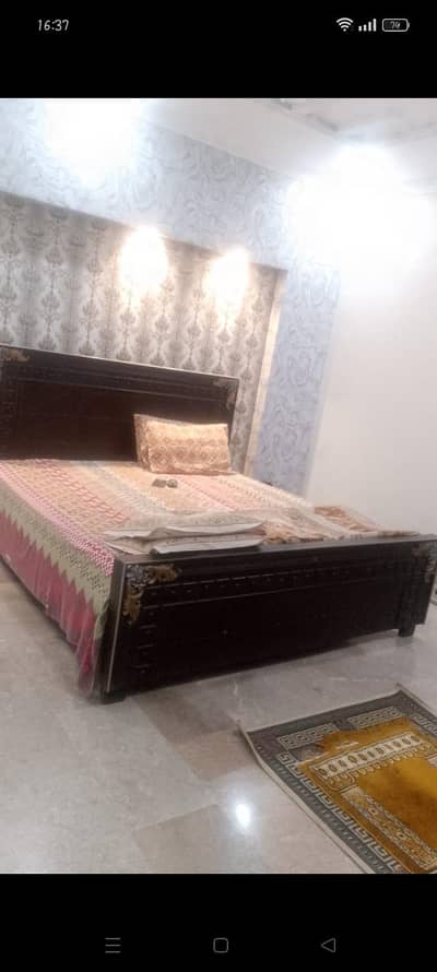 Double Bed with Mattress for Sale 