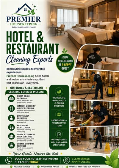 Hotels and Restaurants Housekeeping Service