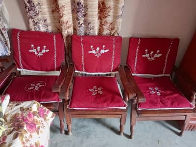 Brown wooden chair