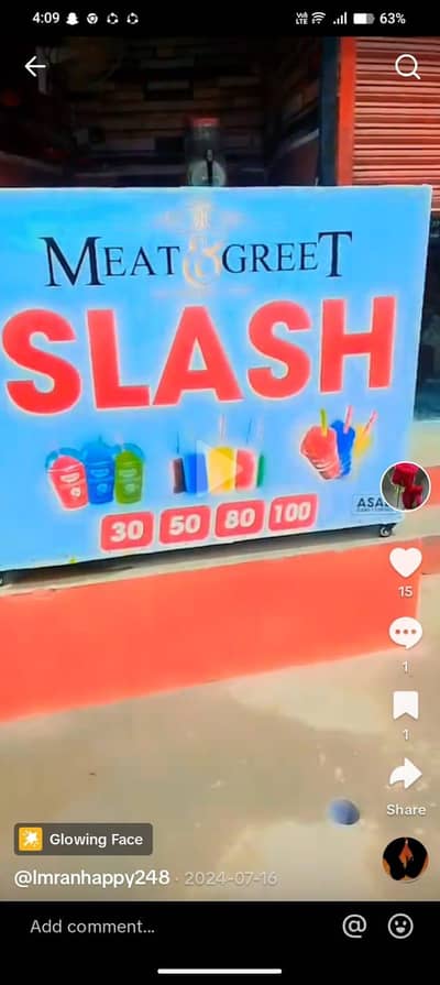 Slash machine used  10 10