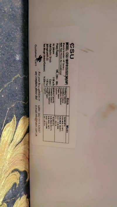 candy by haier 1.5ten full chil  10/10 original Gass