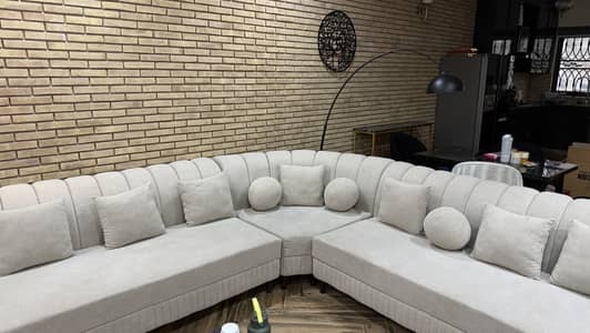 Luxury L-Shape Sofa for Sale – Almost New!