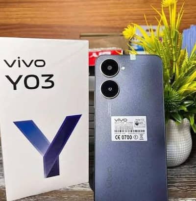 Vivo Y03 4gb ram and 64 rom Complete box  All ok