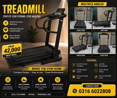 Treadmill | Running Machine | Electric Treadmill