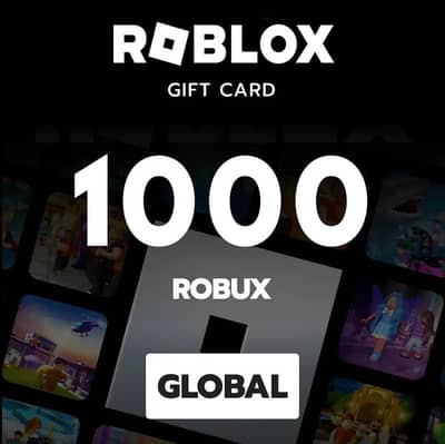 Roblox Gaming Item 1000 Pack or gift card