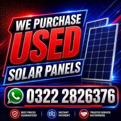 We Buy All Kinds of Solar Systems & Batteries – Best Price in Karachi