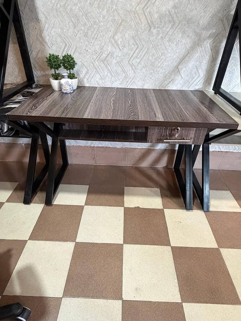 Workstation - office table -Study table -computer table- Chair table 10
