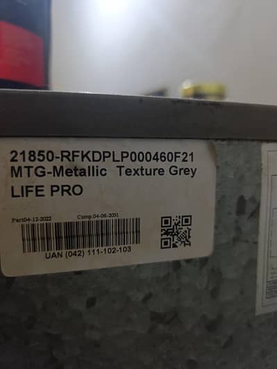 I want to sale Pell refrigerator double door grey clr 16ft
