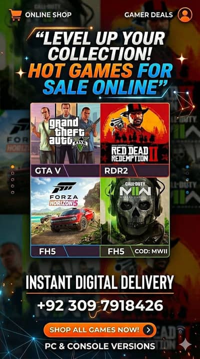 PC Videos Games (All Types of games available)
