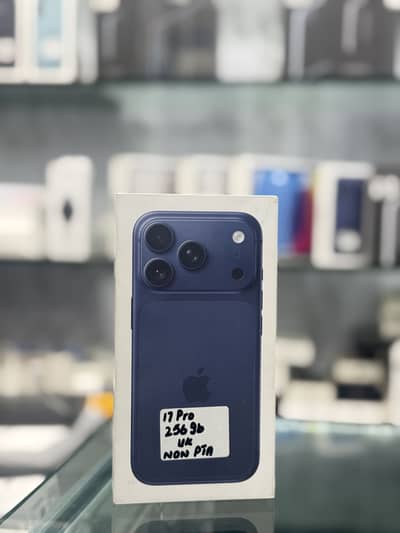 IPHONE 17 PRO 256 GB UK NON PTA BOX PACK BLUE