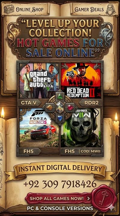 All Games Available (100% Working Guaranteed)