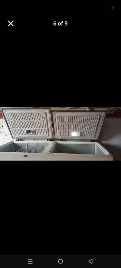 Double door full size freezer