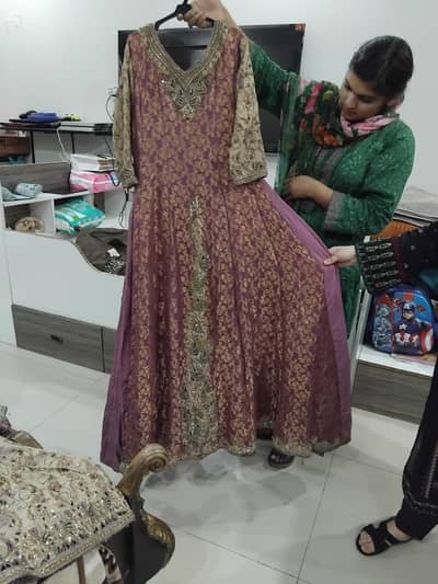 Libas e khas bridal walima maxi