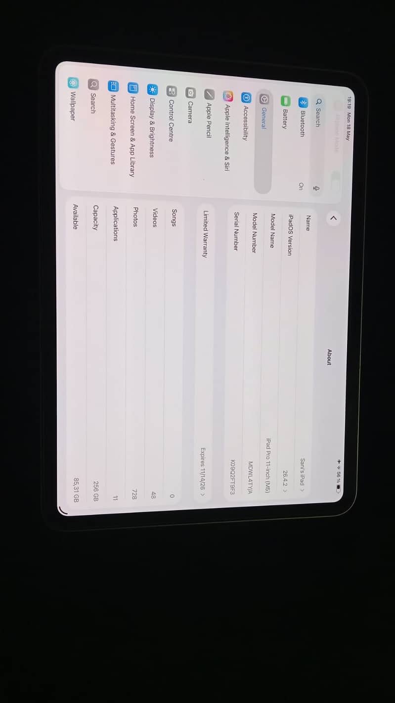 ipad pro M5 4