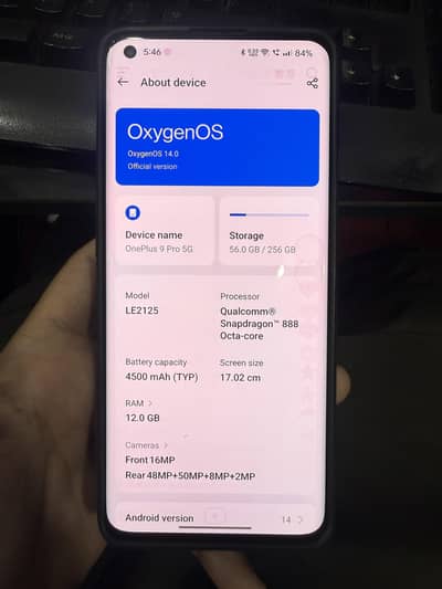 OnePlus 9 pro 12 256 gb