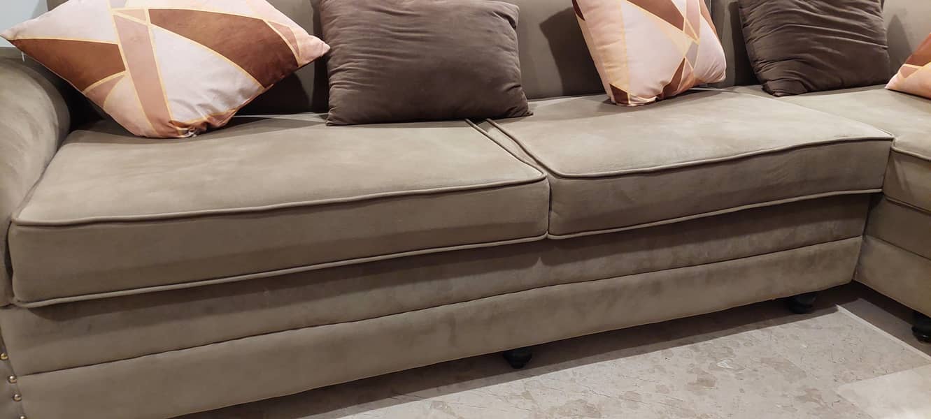 L shaped sofa 6