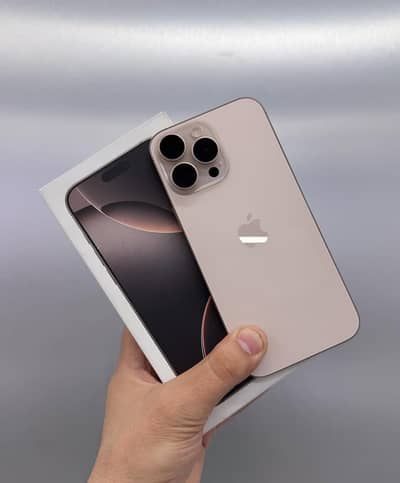 iphone 16 pro max Dual physical Factory Unlocked Non-Pta with box cabl