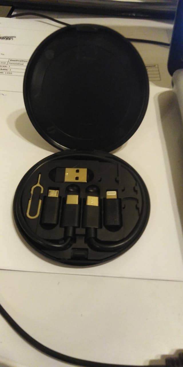 Mobile charging cable kit 1
