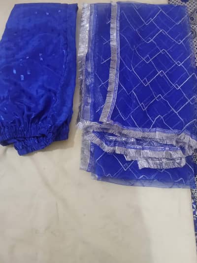 preloved royal blue fancy dress size medium used once used once