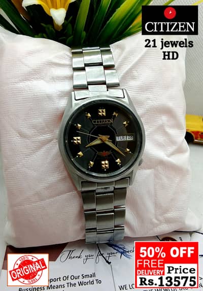 Seiko 5 Citizen Orient Automatic Pre-Owned watch Japan 03161737353