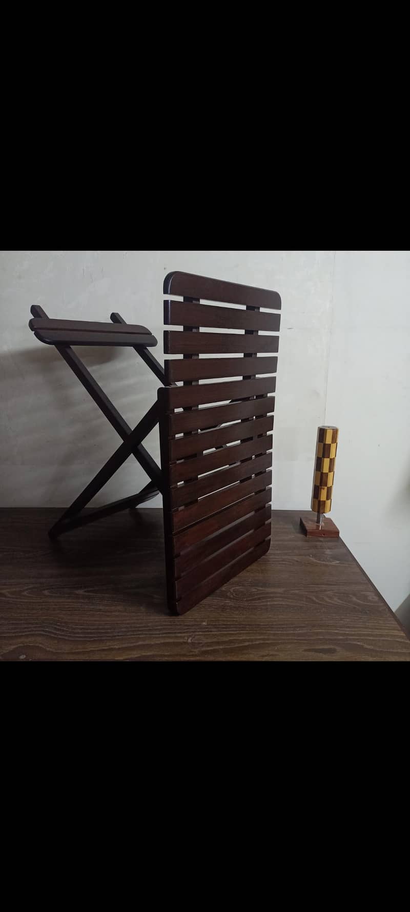 Folding table. 1