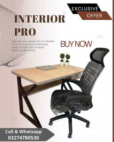 Office table- Chair table- Computer table-K shape table-Table for sale