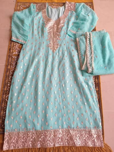 2 dresses available in georgette