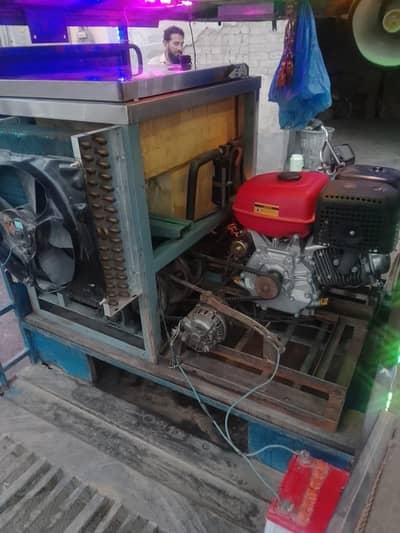 QingQii rickshaw with New Slush Machine complete Setup