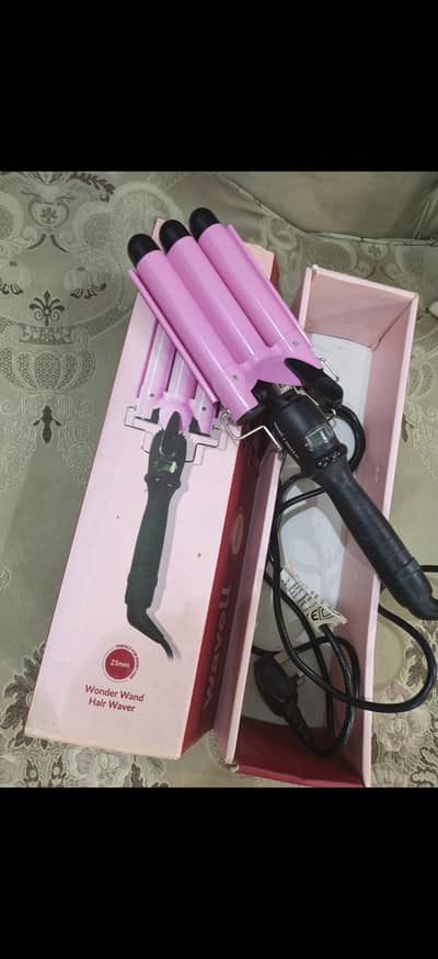 Wavell 3 Barrel Curling Ceramic Hair Waver 25mm