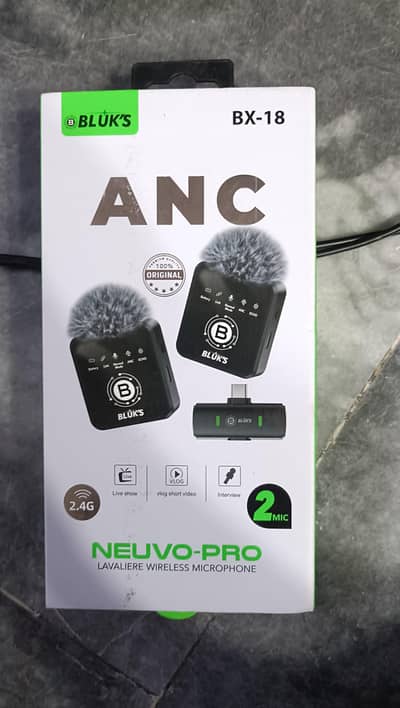 bluks bx 18 dual microphone