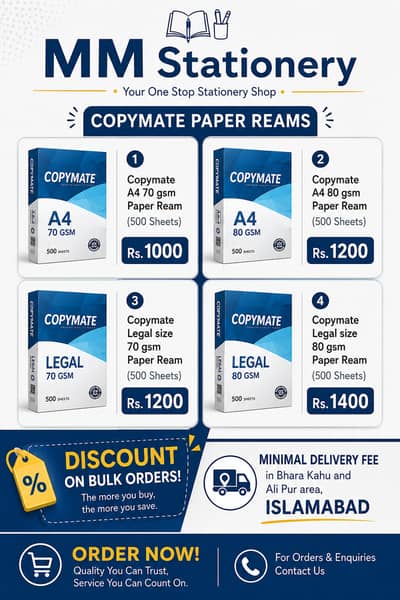 Copymate A4 80 gsm ream (500 sheets)