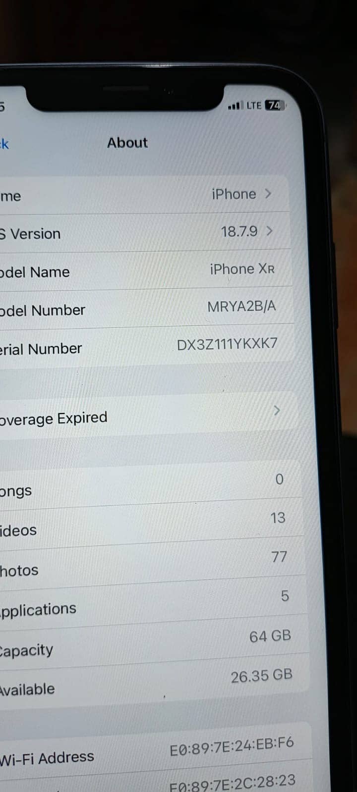 iphone xr 6
