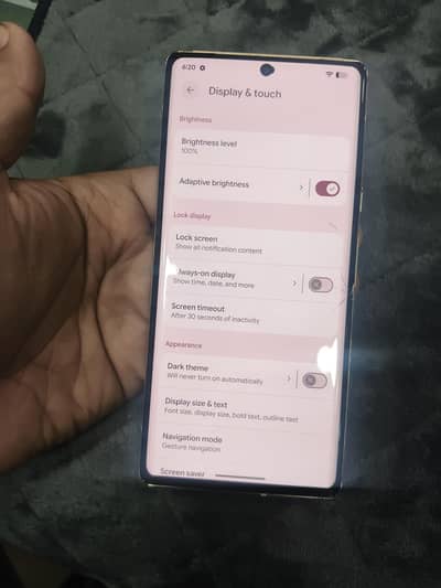 pixel 6 pro (official pta back cracked)