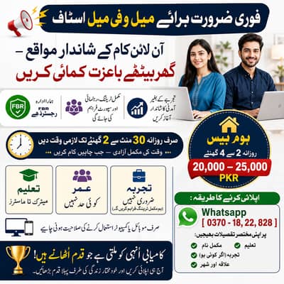 Typing job / Data Entry Job / Assignment Job / Online Job / Part Time