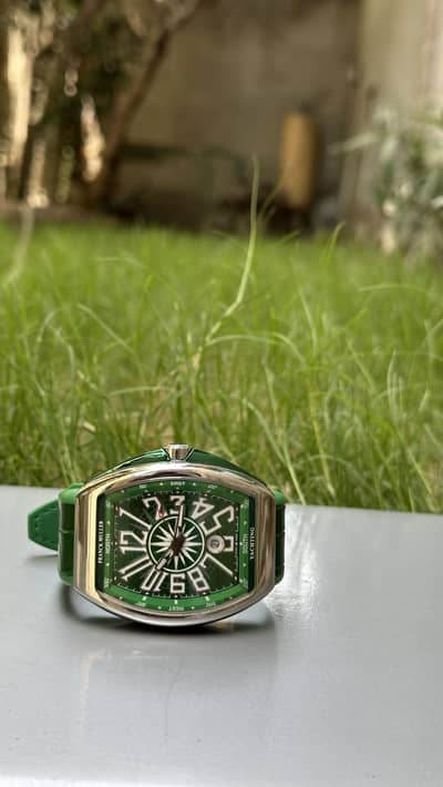 Luxury men’s automatic watch | Green men’s watch