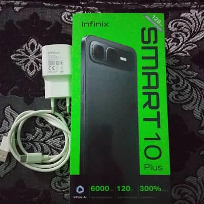 Infinix smart 10 plus 4+4--128 just 4 month use
