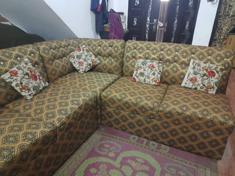 L Shaped sofa 1