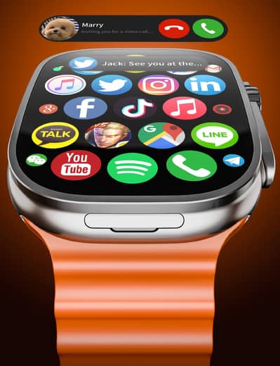 5G Ultra Android Smart Watch with HD Rotationa Camera WIFI Sim Watch