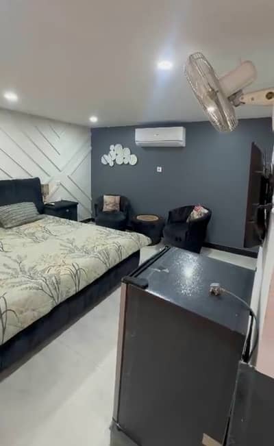 Furnished 1 bed Flat For Rent Buch Villas Multan