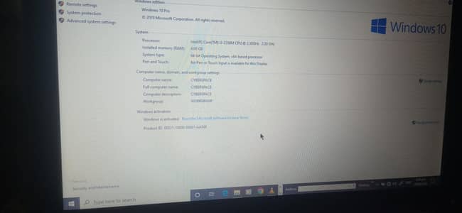core i3 rem 4gb hard 250gb