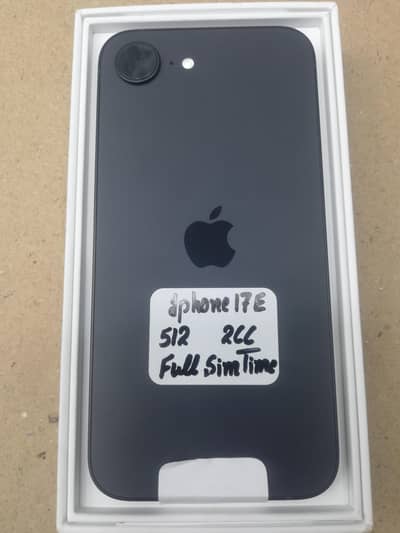 Apple iPhone 17 e  512gb 2cc 512 gb phy +e sim boxopen deal