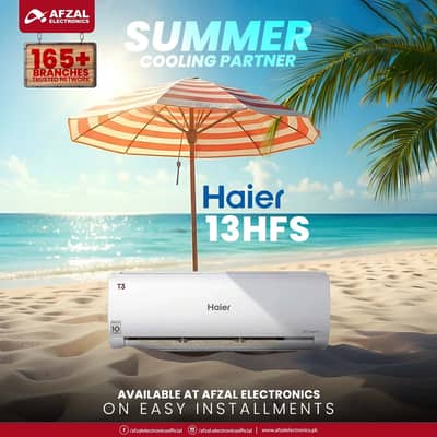 Haier Ac/Split Ac on 0 Mark up (1 Ton,1.5Ton)/Haier Ac on Installment