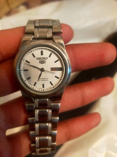 Seiko 5 automatic watch 21 jewel