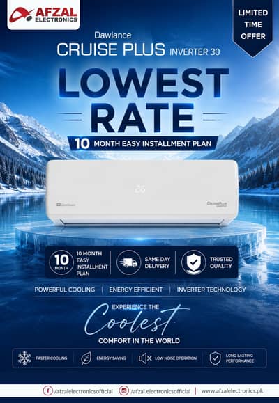Dawlance Ac/Split Ac (1 Ton,1.5Ton)/Dawlance Ac On Installment