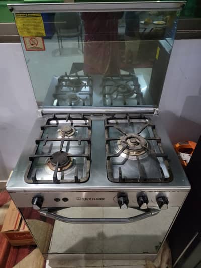 3 burner cooking range,stove + gas oven