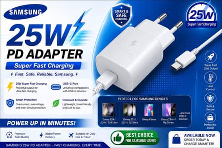 Samsung 25w High Quality Fast Charger