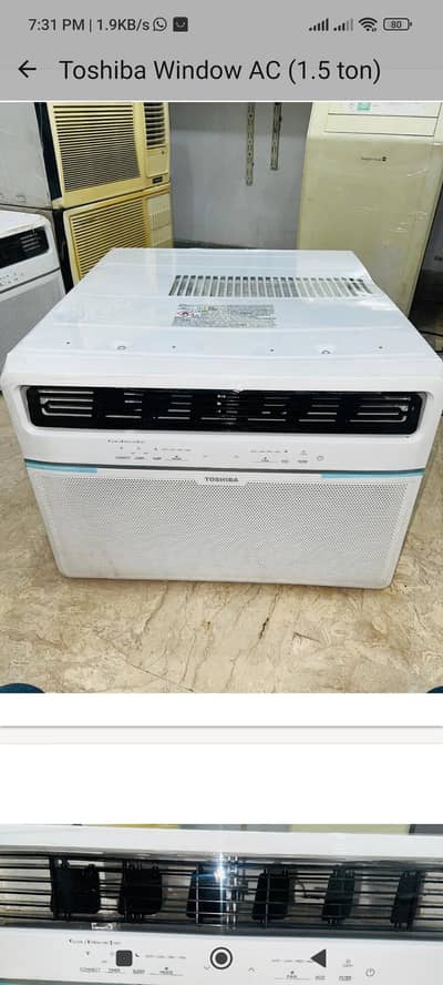 Toshiba window ac 1.5 ton