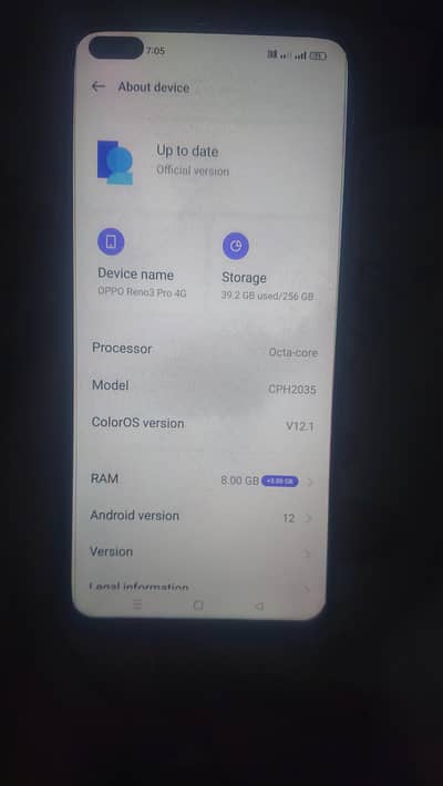 oppo reno 3pro 8  256 exchnge offer