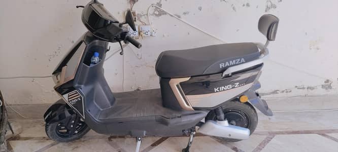 King-Z Electric Scooty | New Asia Ramza  | Like New Condition