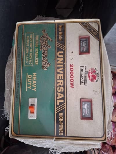 Universal Voltage Stabilizer 10,000 Watt